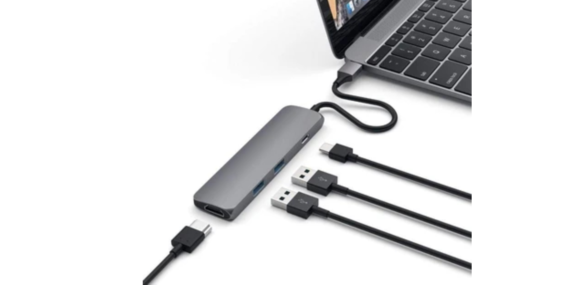 مشترك USB أصلي 4 مداخل × 1