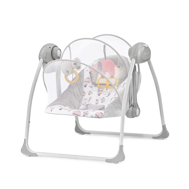 كرسي الألعاب للرضع لون زهري Kinderkraft baby rocker FLO - SW1hZ2U6ODIyNzA=