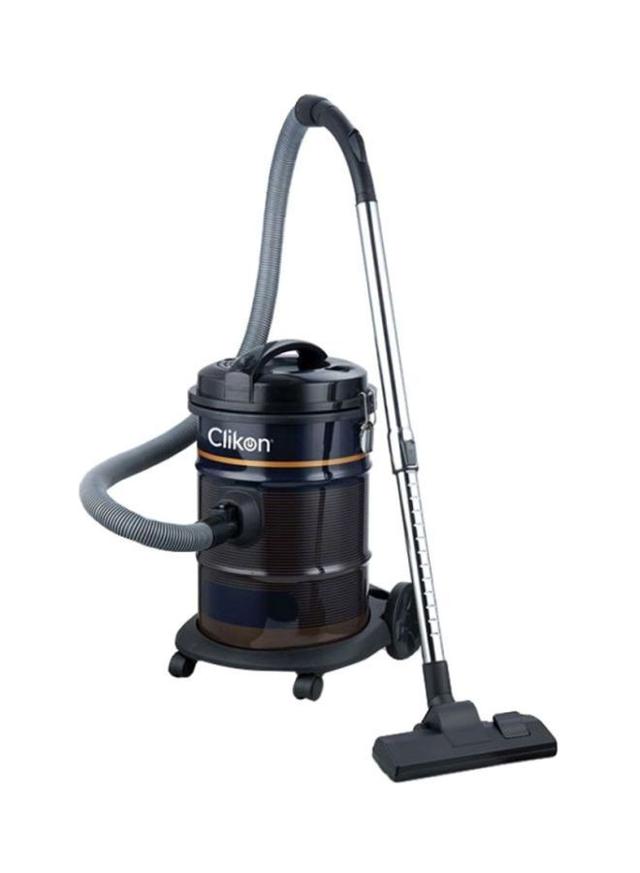 مكنسة كهربائية برميل 1800 واط 21 لتر أسود كليكون Clikon Black 21 l 1800 W Vacuum Cleaner - SW1hZ2U6MjUxNTEw