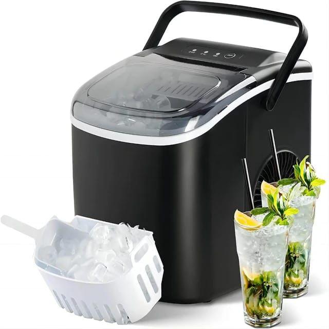 صانعة ثلج منزلية 1.2 لتر Portable Ice Maker Machine - SW1hZ2U6MTk2MzM2Mw==