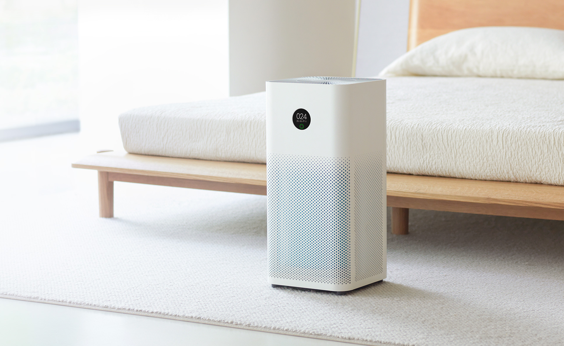 جهاز تنقية الهواء الذكي 3Hمن شاومي لتنظيف وتطهير وتعقيم هواء منزلك