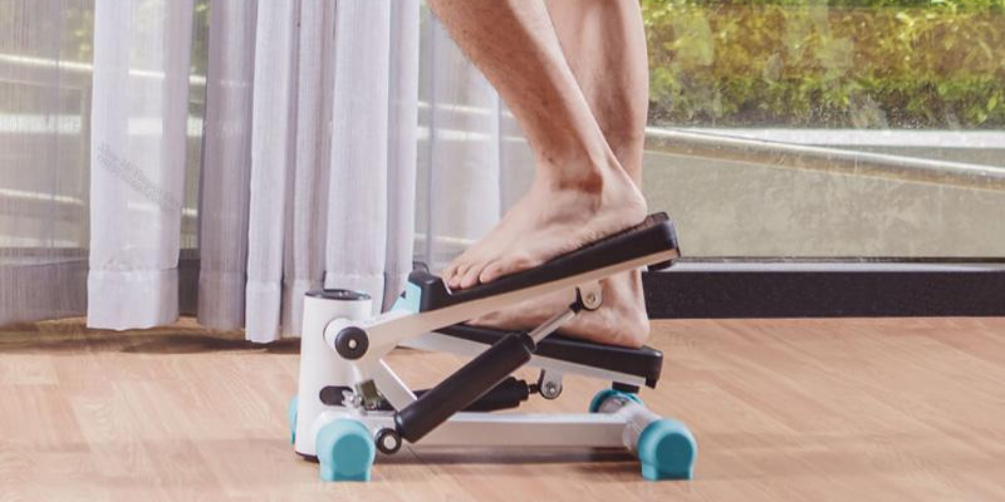 World Fitness Electric Mini Stepper for Feet and Legs Exercises