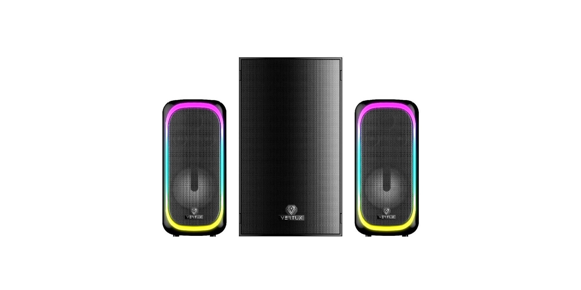 سبيكر الألعاب 50W Surround Sound من vertux – كن جزءًا من اللعبة