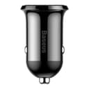 شاحن السيارة Baseus Grain Pro Car Charger (Dual USB 4.8A ) أسود