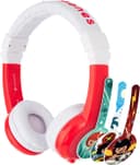 سماعات رأس قابلة للطي مع ميكروفون من BUDDYPHONES - أحمر