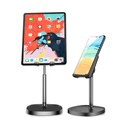 حامل موبايل و تابلت مع ستاند WIWU ZM101 ADJUSTABLE DESKTOP STAND FOR PHONE & TABLET - BLACK