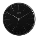 ساعة حائط دائرية جيباس بدون صوت أسود وفضي Geepas Wall Clock Silent Non Ticking