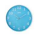 ساعة حائط دائرية جيباس بدون صوت أزرق وأبيض Geepas Wall Clock Silent Non Ticking