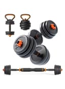 مجموعة دامبل من 19 قطعة 19Piece Dumbbell And Removable Barbell Set - SkyLand