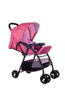 عربة الأطفال فوشيا Stroller Cum Pram - Baby Plus