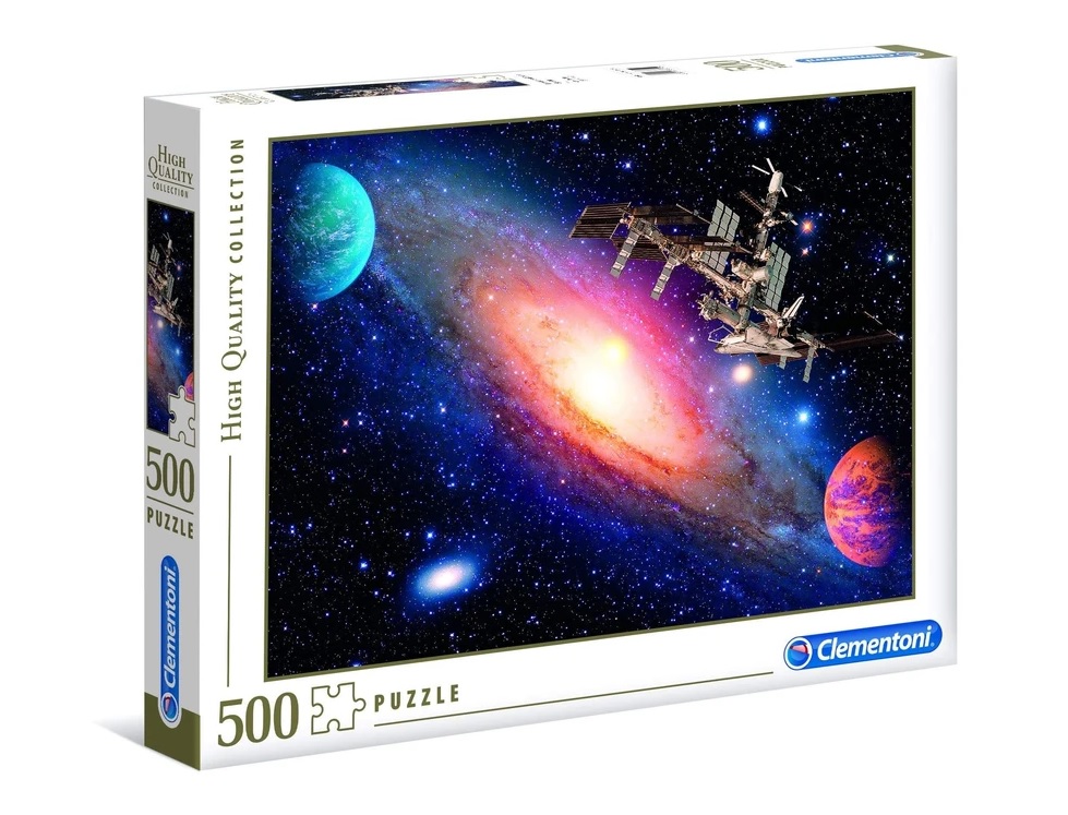 ألعاب اطفال : لعبة تطبيقات 500 قطعة CLEMENTONI - Space Station