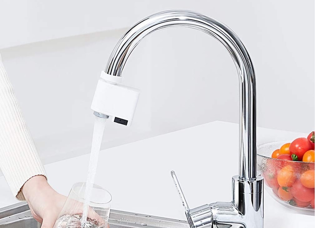مستشعر المغسلة الأوتوماتيكي Xiaoda Automatic Water Saver Tap - أبيض