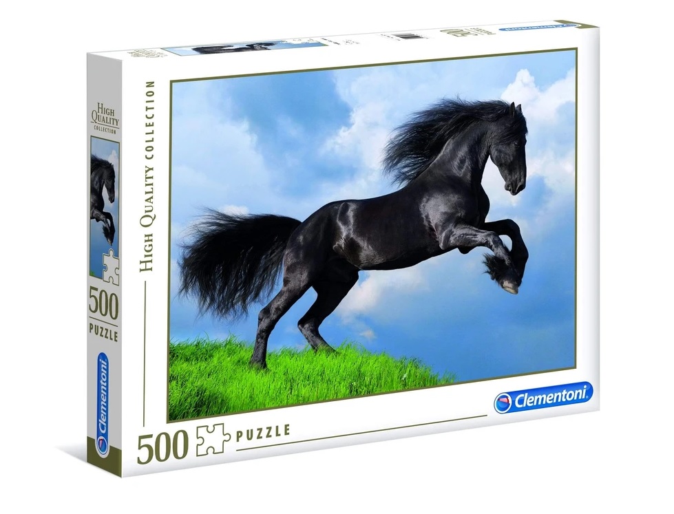 ألعاب اطفال : لعبة تطبيقات 500 قطعة CLEMENTONI – Black Horse