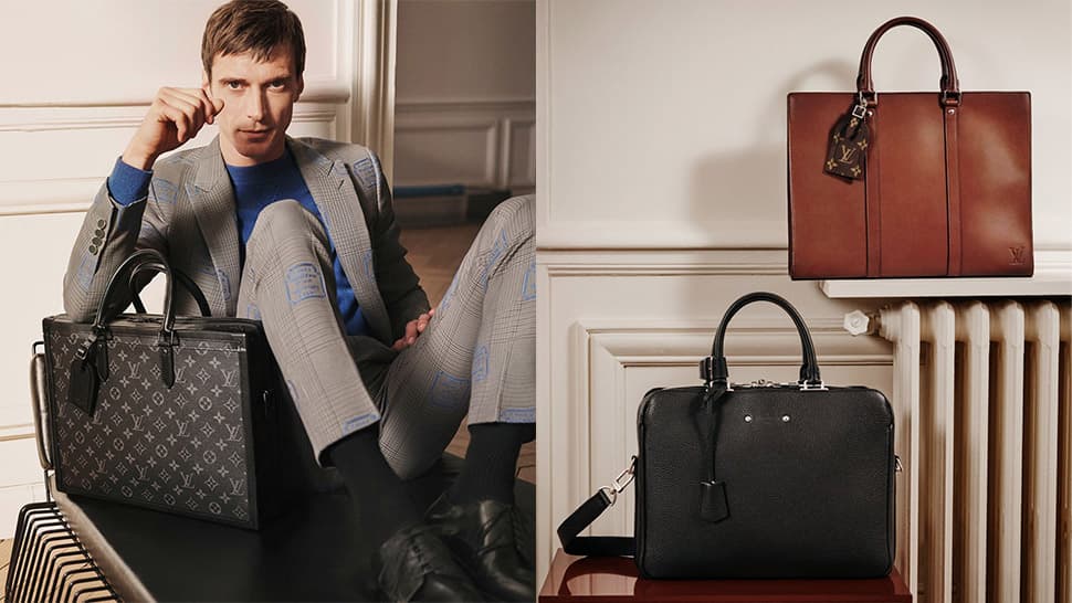 أفخم شنط يد رجالي لويس فيتون للشراء