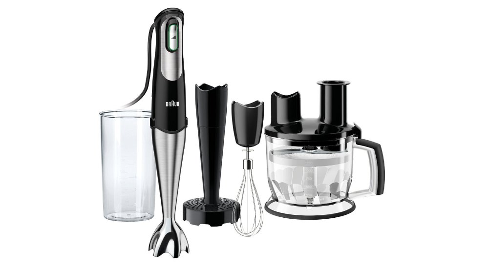 خلاط بلاك اند وايت يدوي متعدد الاستخدامات MQ777 من براون 7