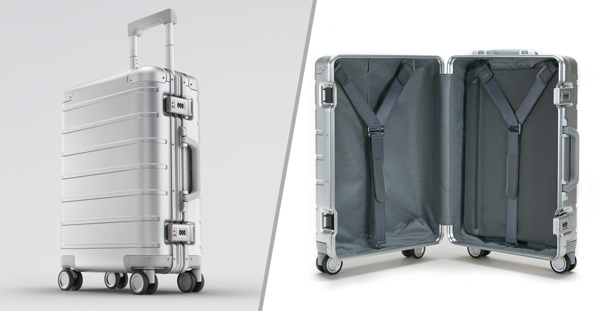 حقيبة السفر XIAOMI Mi Metal Suitcase بتصميم رائع