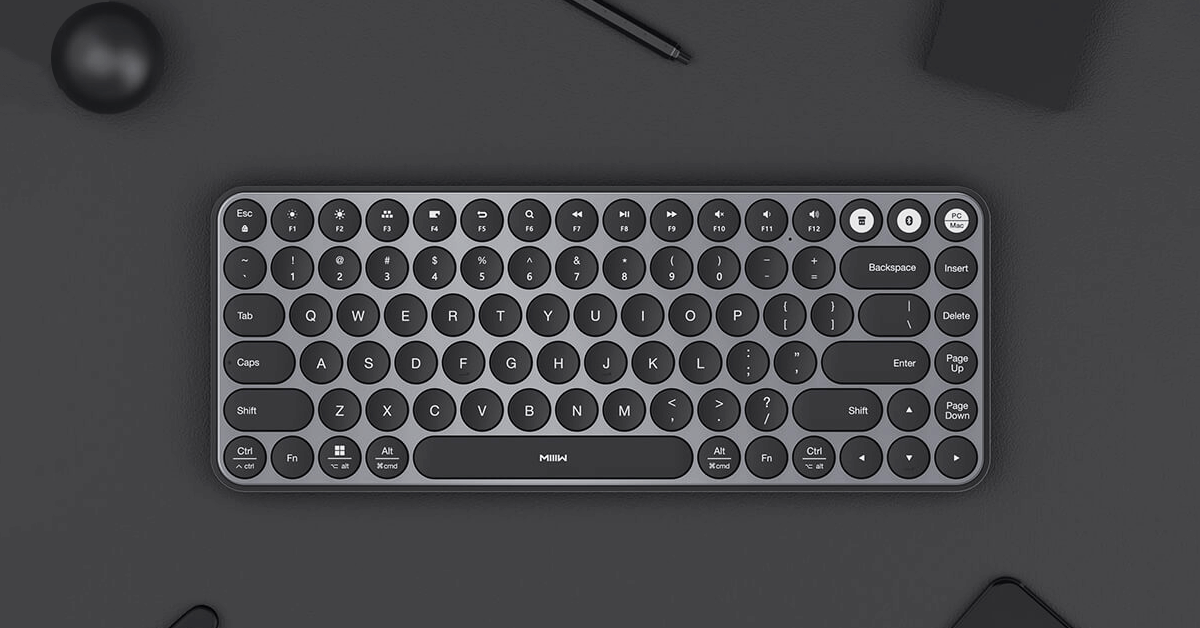 لوحة مفاتيح Xiaomi MIIIW اللاسلكية بشكل جذاب للغاية