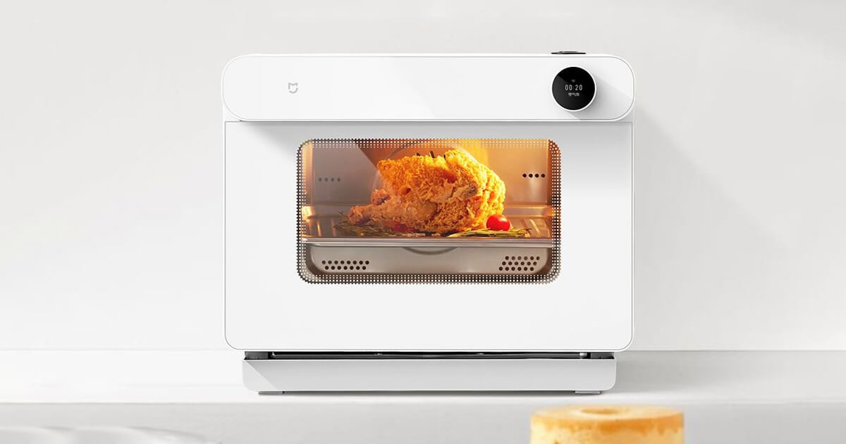 فرن Mijia Smart Steaming Oven الذكي احصلي علي اكل صحي ومطهي بعناية