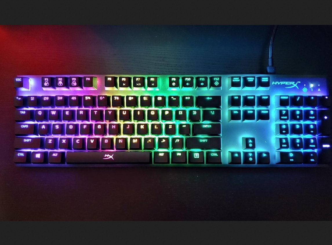 لوحة مفاتيح الألعاب  Hyper X - Keyboard Alloy FPS RGB